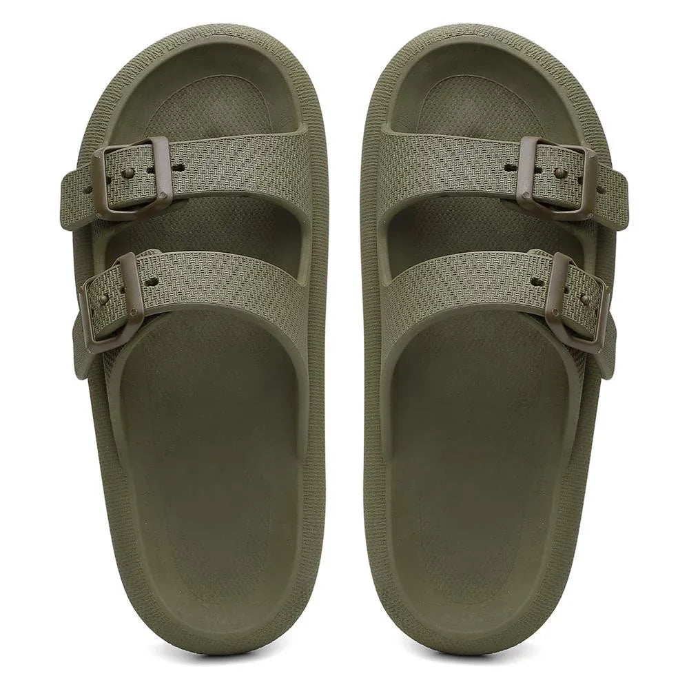 Chinelo Feminino Nuvem Slide Confortável Birken Fivela
