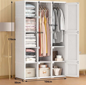 Closet Dobrável Inteligente + Brinde Sapateira - Famoso no Pinterest