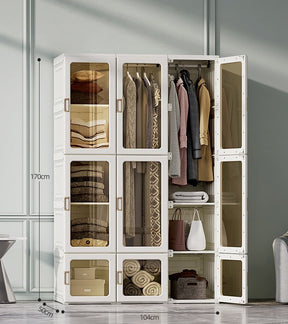 Closet Dobrável Inteligente + Brinde Sapateira - Famoso no Pinterest